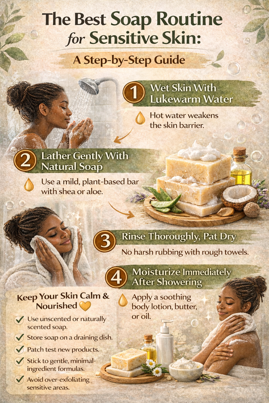 The Best Soap Routine for Sensitive Skin: A Step-by-Step Guide
