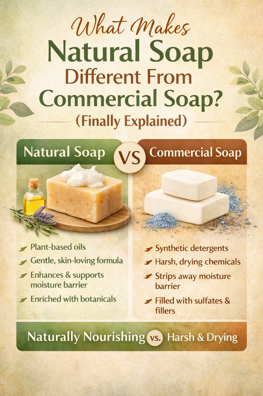 What Makes Natural Soap Different From Commercial Soap? (Finally Explained)