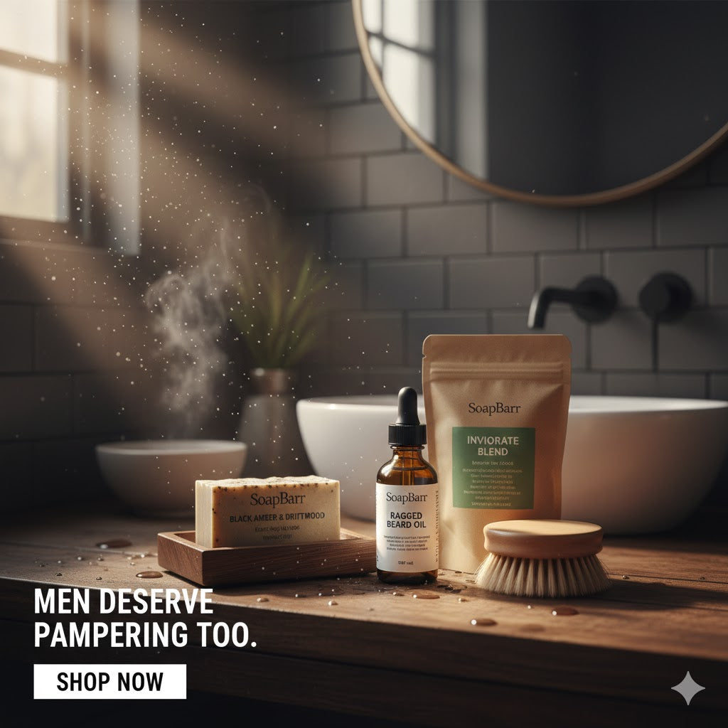 Men Need Pampering Too: Highlighting the SB Men 3-Piece Set.