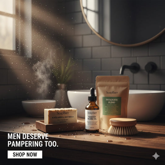 Men Need Pampering Too: Highlighting the SB Men 3-Piece Set.